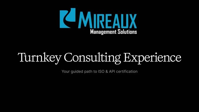 Turnkey Consulting Experience